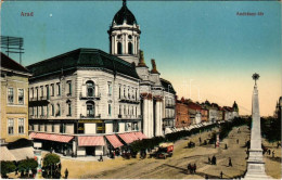 * T2/T3 Arad, Andrássy Tér, Autóbusz, Központi Divatáruház, üzletek. Kerpel Izsó Kiadása / Square, Autobus, Fashion Stor - Unclassified