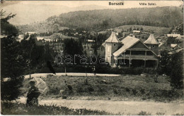 T2/T3 1913 Borszék, Borsec; Szini Villa. Soós Kiadása / Villa (EK) - Unclassified