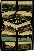 T4 Luka Nad Jihlavou, Námestí, Lihovar A Zámek, Radnice A Kostol, Továrna / Square, Distillery And Castle, Town Hall And - Unclassified