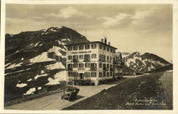 ** T1 Furka-Passhöhe, Hotel Furka Und Furkablick / Mountain Pass, Hotel, Automobile - Unclassified