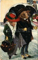** T3 Ram Couple With Dachshund Dogs In The Basket. MONOPOL 220. (kopott Sarkak / Worn Corners) - Unclassified