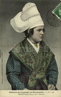 T2 1908 Histoire Du Costume En Normandie, Beuzeville, Bonnet Dit "Pierrot" / Traditional Costume From Beuzeville (Norman - Unclassified