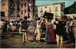 ** T2 Napoli, Naples; Mercato Delle Frutta / Italian Folklore, Fruit Market - Unclassified