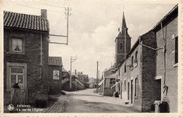 [-5%] BELGIQUE - Anthisnes - La Rue De LEglise - Vue Générale - Animé - Carte Postale Ancienne - Anthisnes