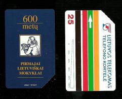 Carta Telefonica Lituania - Mokyklai - Lituania