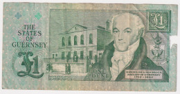 Guernsey 1 Pound 1991-2016 P-52c - Guernsey