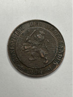 1894 Netherlands 2 1/2 Cents Coin, XF+ Extremely Fine+ High Grade - 2.5 Cent