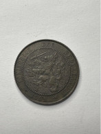 1904 Netherlands 2 1/2 Cents Coin, AU About Uncirculated - 2.5 Cent
