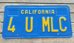 Targa Auto Vintage Americana Stato Dell' Illinois Anno 1993 Originale - Number Plates