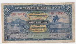 Trinidad & Tobago1 Dollar 1942 AVF Banknote Pick 5c 5 C - Trinité & Tobago