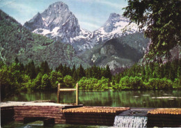 HINTERSTODER, DAM, WATERFALL, MOUNTAIN, LANDSCAPE, POSTCARD, AUSTRIA - Hinterstoder