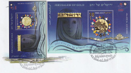 Israel 2008 Extremely Rare,"Jerusalem Of Gold", Designer Photo Proof, Essay+regular FDC - Imperforates, Proofs & Errors