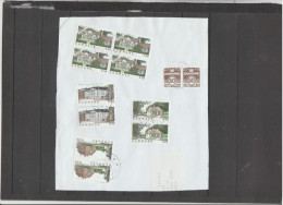 Danimarca 2003 - Frontespizio Di Busta  X L'Italia Affrancata Con 12 Stamps - Covers & Documents
