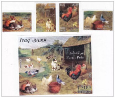 Delcampe - Eb- SCH - Iraq 2016 MNH Issue, 4v.+Block MNH: Domestic Animals, Farm - Irak