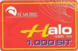 SERBIA : SER20A 1000 SIT SI.MOBIL HALO Red ( Batch: 02166666) USED Exp: 25.11.01     - Yugoslavia