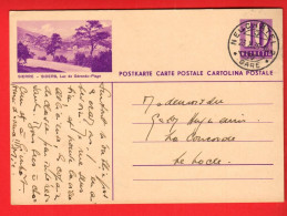 Delcampe - XZN-14 Entier Postal 10ct. Ganzsache Sierre Siders Lac De Géronde-Plage. Circ. 1939 Voir Scan - Sierre