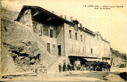 CPA.07.ARDÈCHE.LE CHEYLARD.HOTEL LOUIS FFAURE PRES DE LA GARE. - Le Cheylard