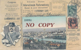 AARAU MANDAT POSTAL INTERNATIONAL PUBLICITE SWITZERLAND - Aarau