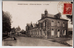 Delcampe - Loudun. L'Ecole Des Garçons. De Léa Adélaïde Massulteau, Couturière à Sa Soeur Yvonne Virginie à Cachan. 1945. - Loudun