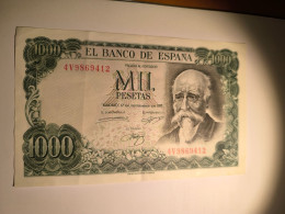 Billete De 1000 Pts NUEVO Y Sin Circular Emision 17.9.1971,; Ultimo Billete època Franco - 1000 Pesetas