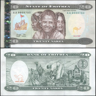 ERITREA 20 NAKFA - 24.05.1997 - Unc - P.4a Paper Banknote - Eritrea
