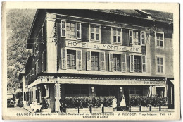 Delcampe - CLUSES - Hôtel Restaurant Du Mont Blanc - Cluses