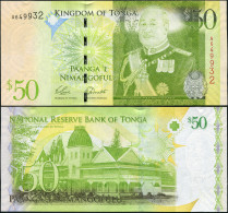 TONGA 50 PA'ANGA - ND (2009) - Paper Unc - P.42a Banknote - Tonga