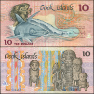 COOK ISLANDS 10 DOLLARS - ND (1987) - Paper Unc - P.4a Banknote - Cook Islands