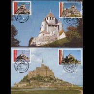 UN-GENEVA 2006 - Maximum Cards - 459-60 Heritage Sites - Lettres & Documents