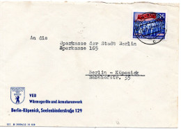 85225 - DDR - 1953 - 16Pfg Karl Murx EF A OrtsBf BERLIN - Karl Marx
