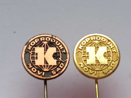 BADGE Z-98-4 - 2 PINS - PLASTIKA DOBRO IZOLA PIN SERBIA ,plastic - Lots