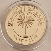 BAHRAIN - 10 Fils AH1403-1983 Proof, KM# 3a, Silver (#6569) - Bahrein