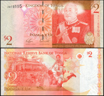 Tonga. Banknote 2 Pa'anga. ND(2009) (2009). Unc. Paper. Cat# P.38a - Tonga