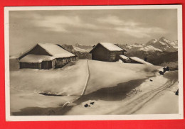 ZZG-03 Crans-Montana Vermala En Hiver Pistes De Ski. Bella-Tola Plans Mayens. Chalets. Circ. Vers Liège. Dubost 164 - Crans-Montana