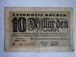 2024 - 5231  LANDKREIS BOCHUM  10 MILLIARDEN MARK  1923   XXX - Non Classés