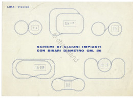 Flyer Lima Vicenza Schemi Di Alcuni Impianti Con Binari Diametro Cm 50 - Other & Unclassified