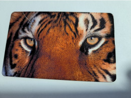 Delcampe - SPAIN  /  PREPAID/  2000 PTS - / TIGER/ TIGRE / DIFFERENT FLAGS   / / USED CARD       **18835** - Sonstige & Ohne Zuordnung