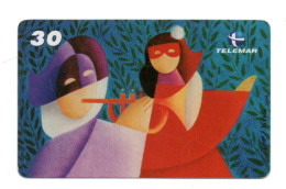 Delcampe - Carnaval 2001 Peintre Peinture Télécarte Brésil Phonecard (MG 221) - Malerei