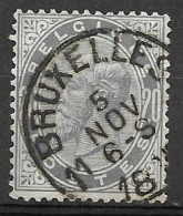 OBP 39 Met Cirkelstempel Bruxelles 11 - 1883 Leopold II.