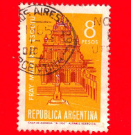 ARGENTINA - Usato - 1965 - Fray Mamerto Esquiú (1826-1883), Chiesa Di San Francesco, Catamar - 8 - Gebruikt