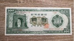 Korea, South，100 Won ，1963，pick 35b，EF-AU Condition,  RARE - Corea Del Sud