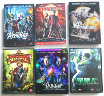 Lot De 6 DVD Films Fantastiques HULK 4 Fantastiques Marvel's Avangers Daredevil Spiderwick Stratégie Ender - Sci-Fi, Fantasy