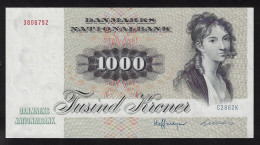 DENMARK 1000 KRONER 1986   PIK-53f  GEM  UNC - Denmark