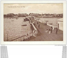 Carte De Clacton On Sea From The Pier  ( Format 9 Cm X 14 Cm )( Recto Verso ) - Clacton On Sea