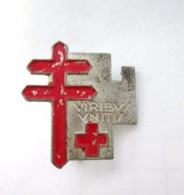 Distintivo Giornata Delle 2 Croci Viribus Unitis. - Italia