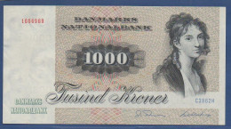 DENMARK - P. 53f -  1000 Kroner 1986  UNC, S/n: See Photos - Denmark