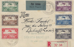 Luxembourg - Luxemburg - Poste Aérienne  -  Lettre  Recommandé   16 Juillet 1933 - Gebraucht