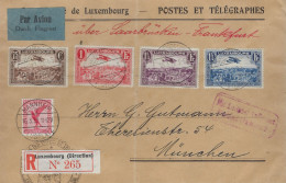 Luxembourg - Luxemburg - Poste Aérienne  -  Lettre  Recommandé    1932 - Gebraucht