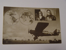 Delcampe - CARTE POSTALE AVIATION-AVIATEURS COSTES ET LE BRIX -ANIMEE - Flieger