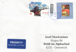 Auslandsbrief Von 06179 Teutschenthal Mit MF Weihnachten Und Brocken 2024 - Brieven En Documenten